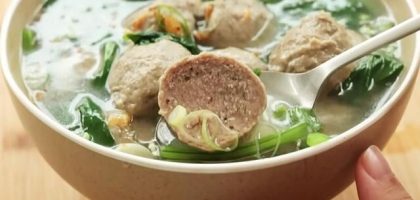 Cara Bikin Bakso Sapi Kenyal