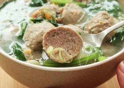 Cara Bikin Bakso Sapi Kenyal